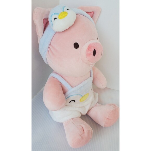 Miniso Pig Plush Penguin Outfit Headband Mask Pajama PJs Costume Stuffie Plushie - Picture 7 of 7